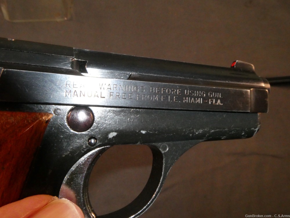 F.I.E E22 Semi-auto Pistol, .22 LR, W/ 2 Mags & Holster-img-6