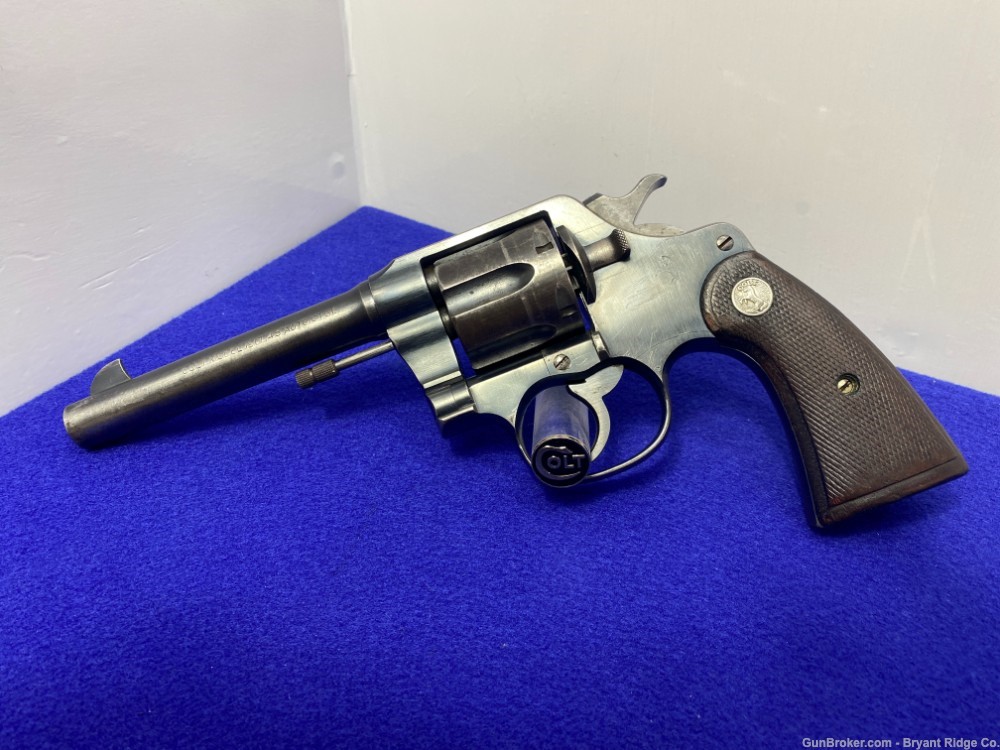 1933 Colt 1917 Commercial .45 ACP Blue 5.5" *LESS THAN 1,000 EVER MADE*-img-0