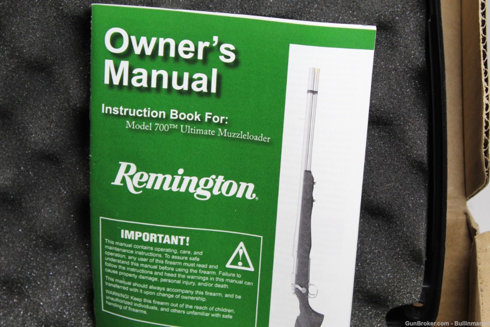 New Remington 700 Muzzleloader ML .50 Cal Black Powder Single Shot-img-2