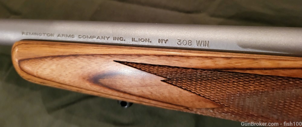 2008 REMINGTON 700 STAINLESS .308 Win WITH STAINLESS RINGS/SCOPE-img-4