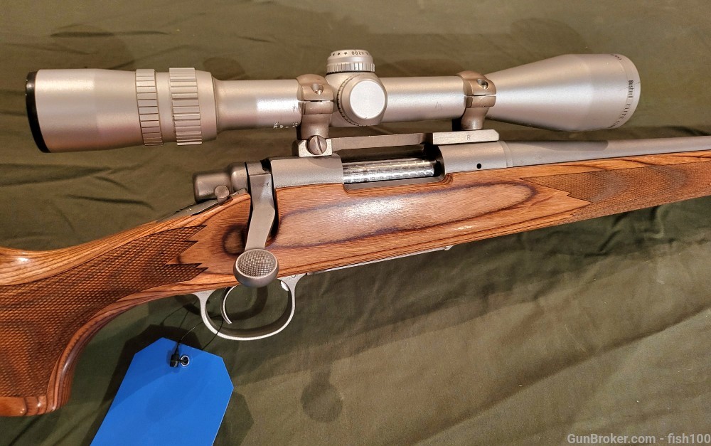 2008 REMINGTON 700 STAINLESS .308 Win WITH STAINLESS RINGS/SCOPE-img-1