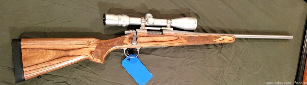 2008 REMINGTON 700 STAINLESS .308 Win WITH STAINLESS RINGS/SCOPE-img-0