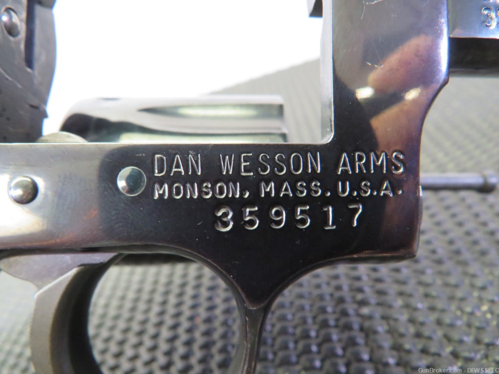 PENNY! DAN WESSON TARGET, .357 MAG, W/ 8" BARREL MONSON, MASS.-img-20