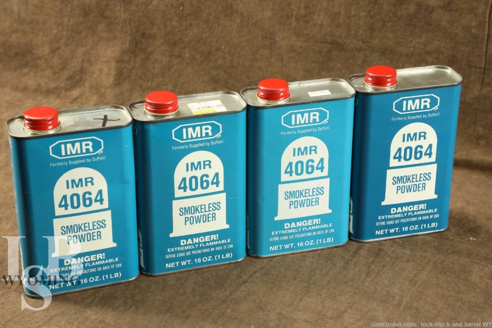 3.15 Lbs. IMR 4064 Smokeless Powder (Local Pickup Only) -img-0