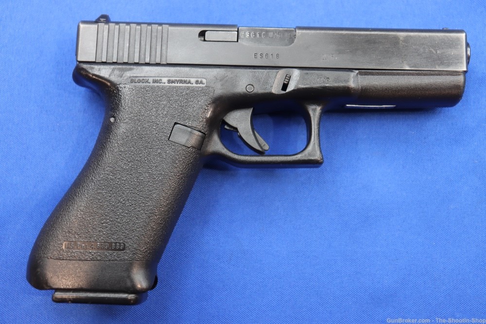 Glock Model G17 GEN1 Pistol JAN 1989 MFG 17 GEN 1 9MM ES S# Prefix w/ Box-img-6