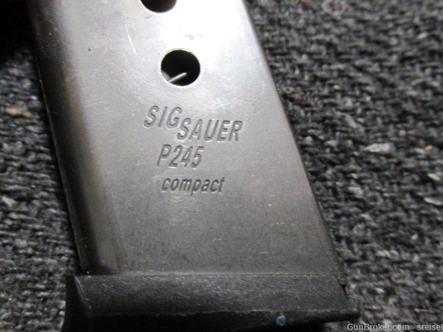 SIG SAUER P245 COMPACT PISTOL MAGAZINE IN .45 ACP CALIBER-HOLDS 6 ROUNDS -img-1