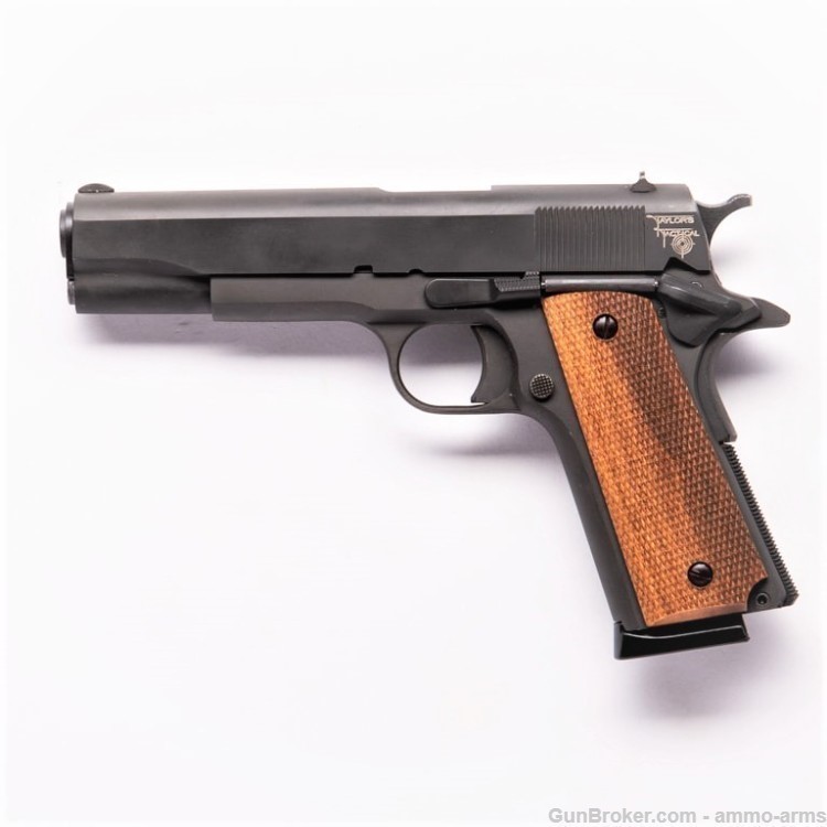 Taylor's & Co. 1911 A1 Full Size .45 ACP 5" Parkerized 8 Rds 230006-img-2