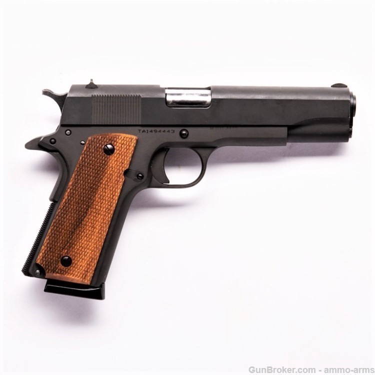 Taylor's & Co. 1911 A1 Full Size .45 ACP 5" Parkerized 8 Rds 230006-img-1