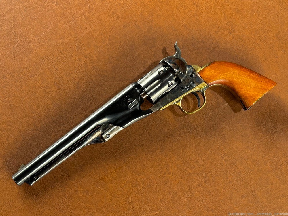 Liberty Arms Corp / Uberti 1861 Colt Fluted Navy Percussion 36 Cal Revolver-img-1