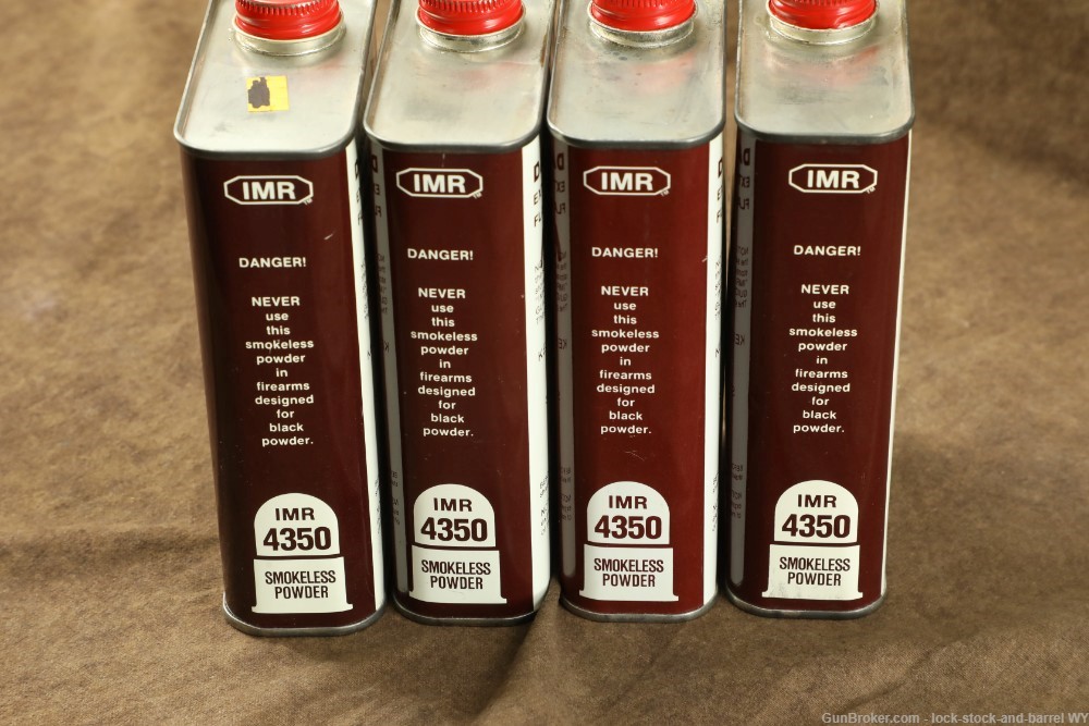 Lot of IMR 4350 4 LBS Powder (Local Pickup Only) -img-4