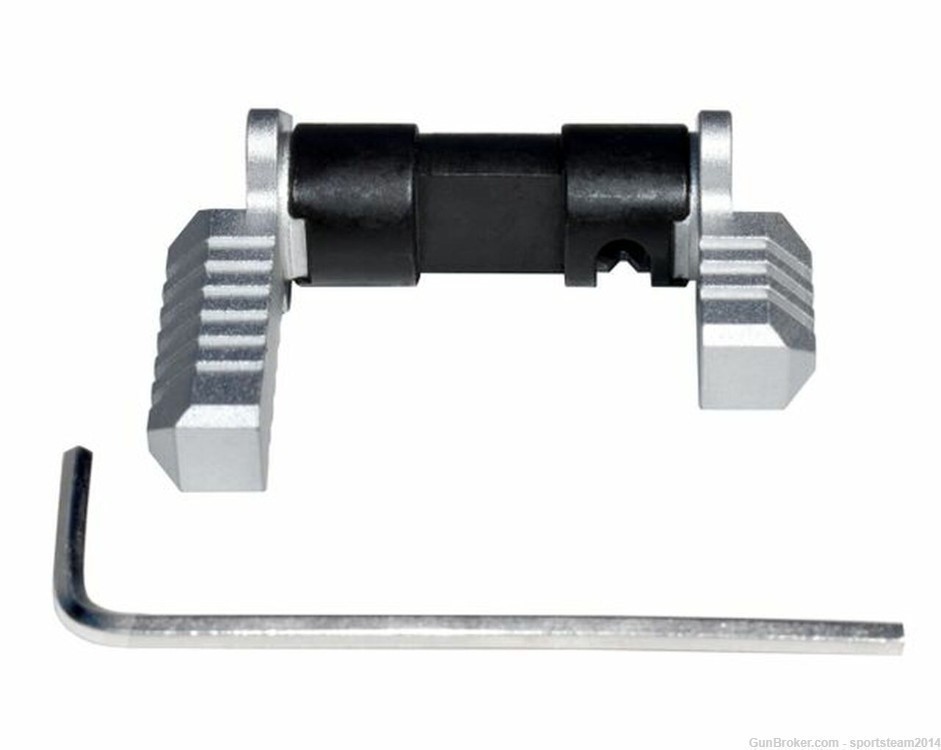 AR15/308 AMBIDEXTROUS SAFETY SELECTOR SWITCH, STEEL AND ALUMINUM - SILV-img-5
