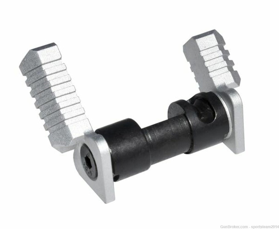 AR15/308 AMBIDEXTROUS SAFETY SELECTOR SWITCH, STEEL AND ALUMINUM - SILV-img-4