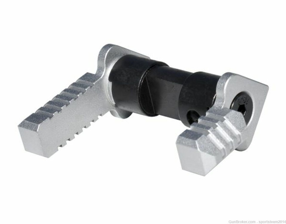 AR15/308 AMBIDEXTROUS SAFETY SELECTOR SWITCH, STEEL AND ALUMINUM - SILV-img-1