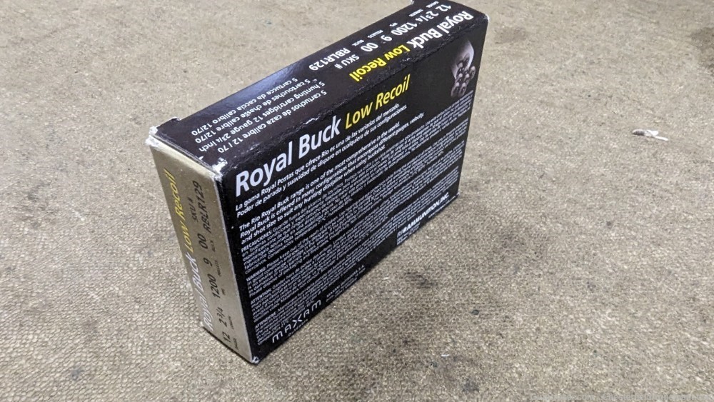 Rio Royal Buck low recoil 00 buckshot,  2-3/4" -img-3