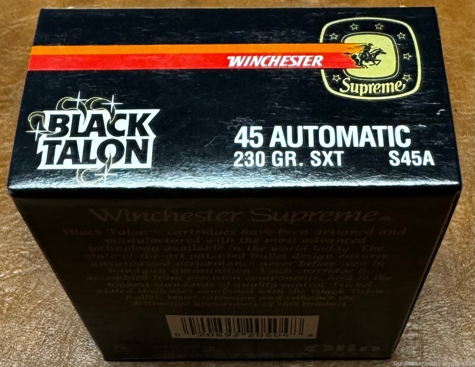 Winchester Black Talon 45ACP Has Never Been Handled Since Purchased! -img-4