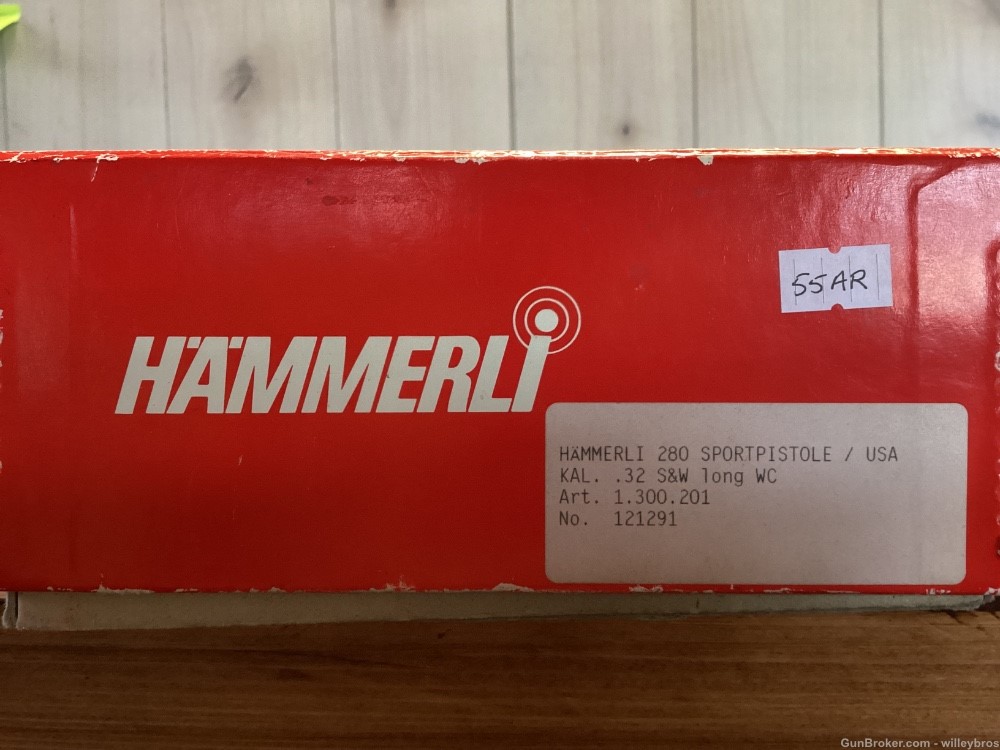 Hammerli 280 Bullseye Olympic Target .32 S&W Wadcutter 4.5” w/ Box-img-28
