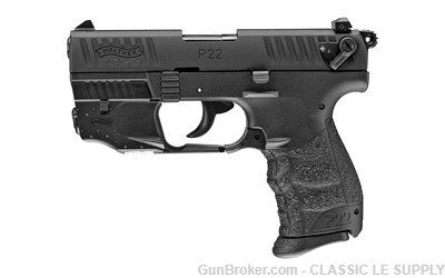 WALTHER P22Q, SEMI-AUTOMATIC, DOUBLE ACTION, COMPACT, 22LR, 3.4" BARREL-img-0