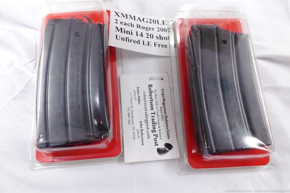 Ruger Mini 14 .223 Factory 20 Shot Magazine 90010 MAG20LE Marked VG-Exc-img-0