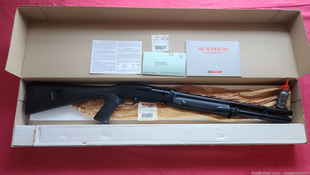RARE MINT BOXED  HECKLER & KOCH IMPORT BENELLI M1 SUPER 90 TACTICAL 12G -img-1