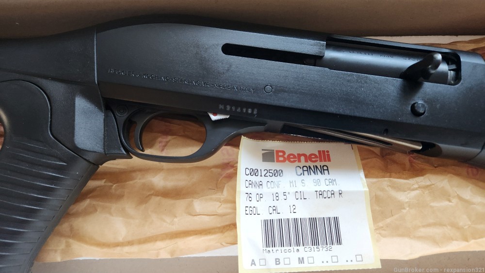 RARE MINT BOXED  HECKLER & KOCH IMPORT BENELLI M1 SUPER 90 TACTICAL 12G -img-4