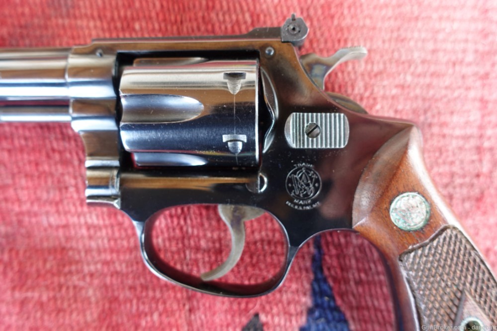 Smith & Wesson 51 22 MRF 22 magnum, 3 1/2" barrel Flat latch, Diamond grip-img-5