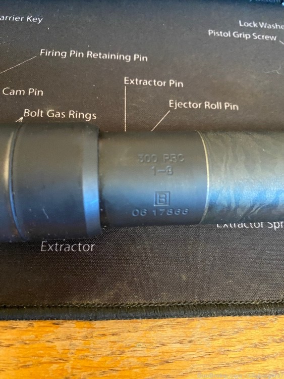 Barrett MRAD 300 PRC carbon fiber barrel and bolt-img-1