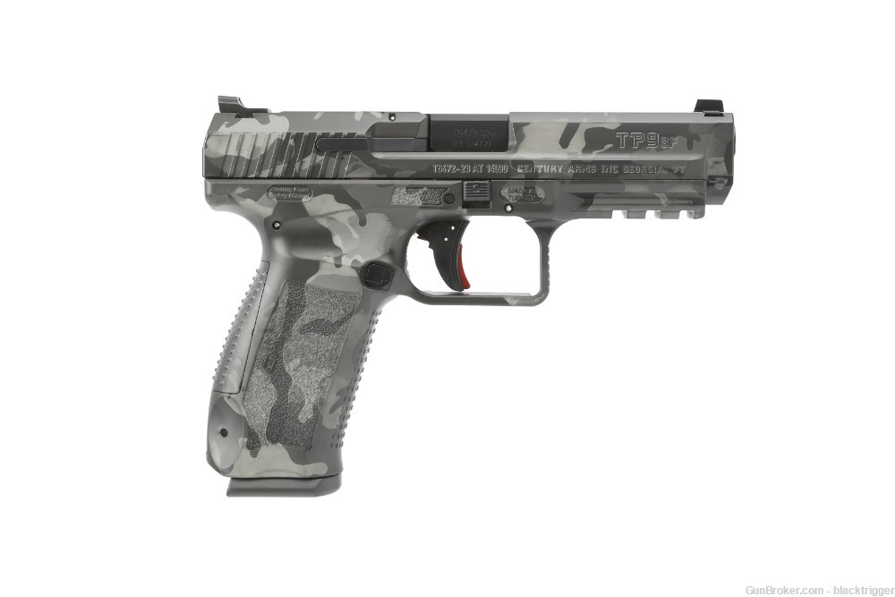 Canik HG4865WDGN TP9SF Special Force 9mm 4.46" 18+1 Woodland Dark Gray Camo-img-1