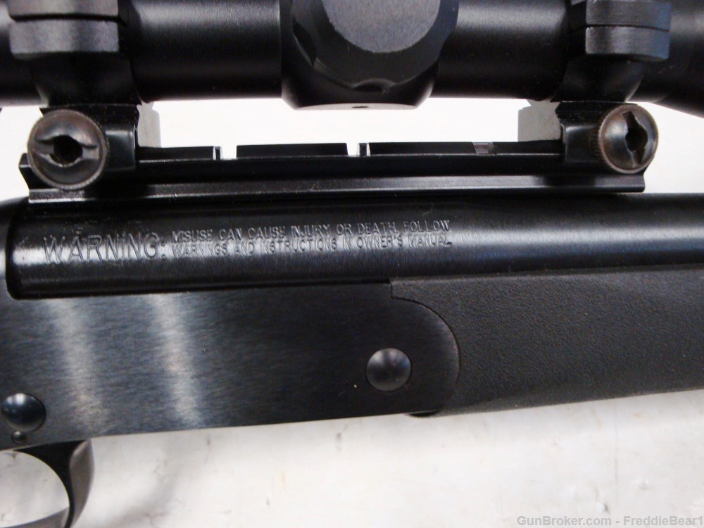 H&R Harrington & Richardson Handi Rifle 45-70  22” W/ Scope LIKE NEW!-img-16