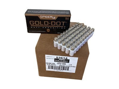 Gold Dot 9MM - Speer GD "Law Enforcement" 115 GR HP 500 RDS FREE SHIPPING  