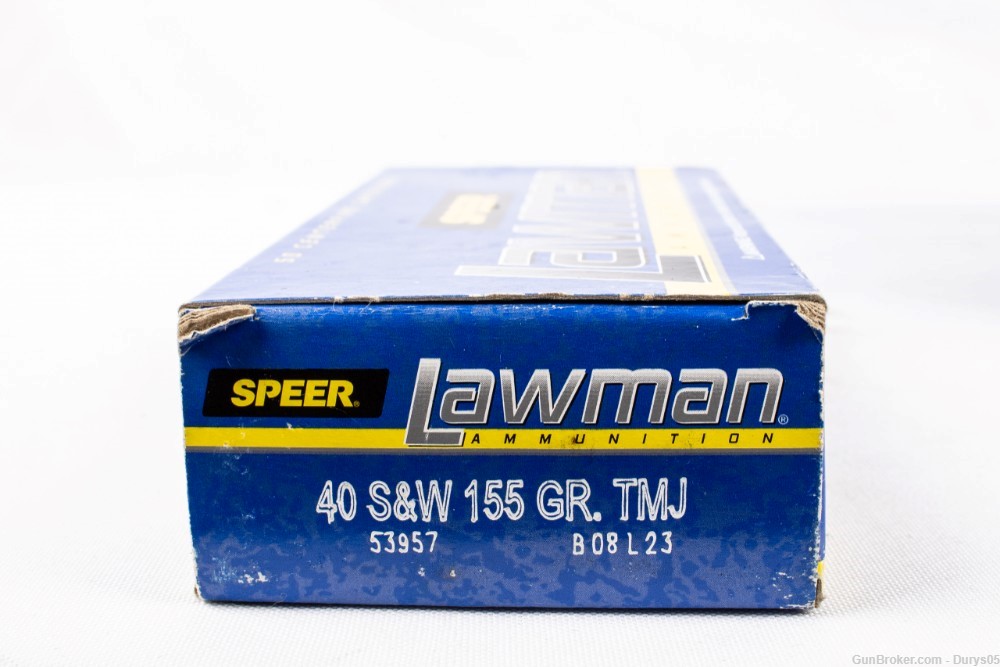 Lot of 10 Boxes of Speer Lawman 40 S&W (500 Rounds) Durys # 4-2-1156-img-2