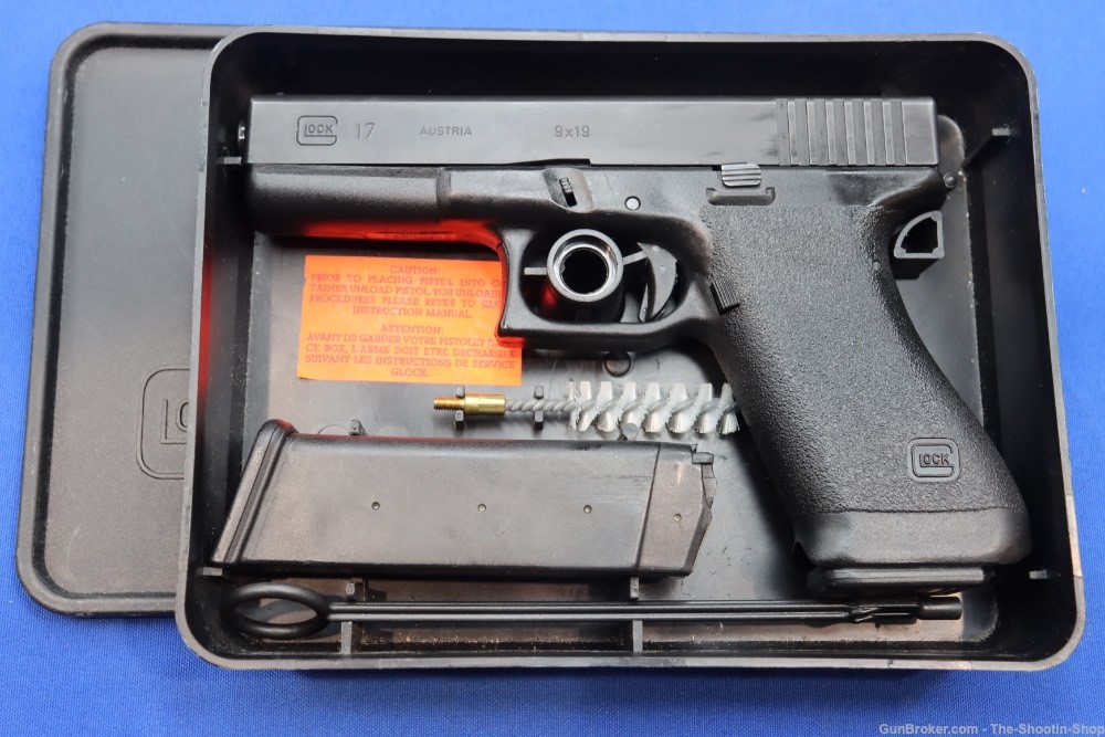 Glock Model G17 GEN1 Pistol OCT 1988 MFG 17 GEN 1 AUSTRIA w/ Box 9MM DK CTT-img-30