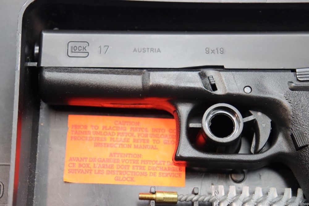 Glock Model G17 GEN1 Pistol OCT 1988 MFG 17 GEN 1 AUSTRIA w/ Box 9MM DK CTT-img-2