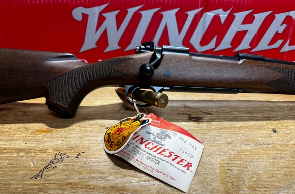 Winchester Model 70 Classic Sporter .270 Weatherby Mag NEW IN BOX MFG 1983-img-5