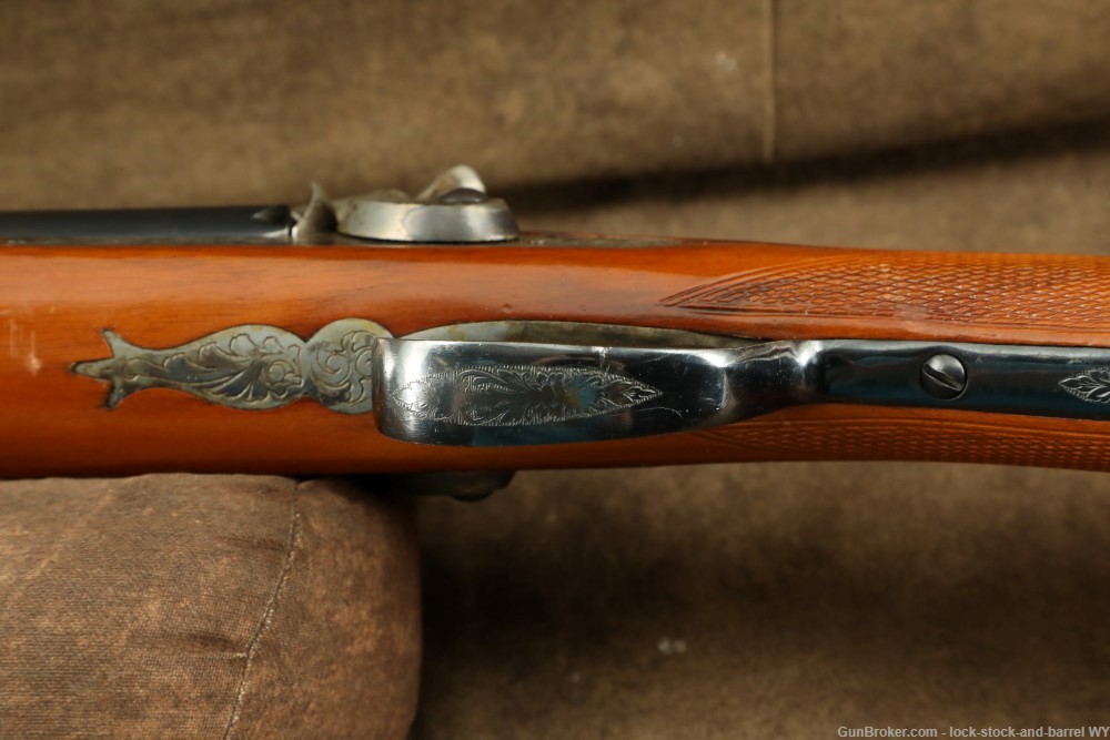 Engraved Pedersoli Side By Side Black Powder Shotgun, 12GA Muzzleloader-img-30