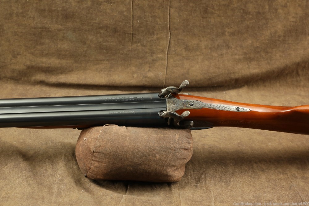 Engraved Pedersoli Side By Side Black Powder Shotgun, 12GA Muzzleloader-img-15