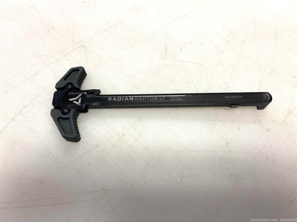Radian Weapons Raptor-LT Ambidextrous AR15 Charging Handle Grey-img-0