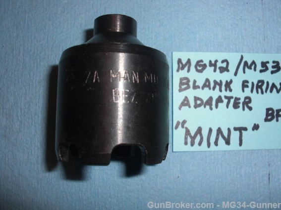 MG42 Blank Firing Adapter (BFA) Booster Cone -MINT-img-7