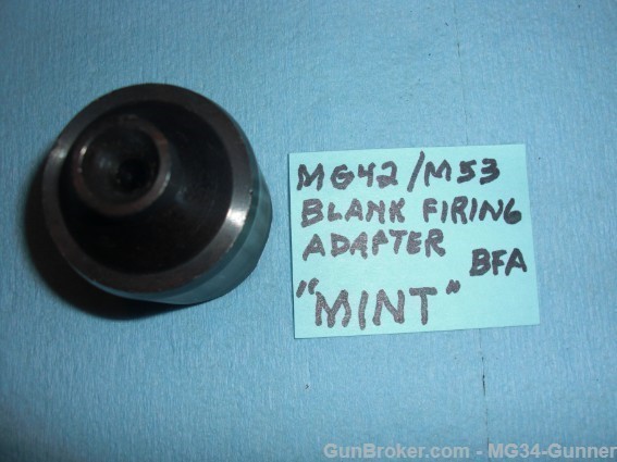 MG42 Blank Firing Adapter (BFA) Booster Cone -MINT-img-1