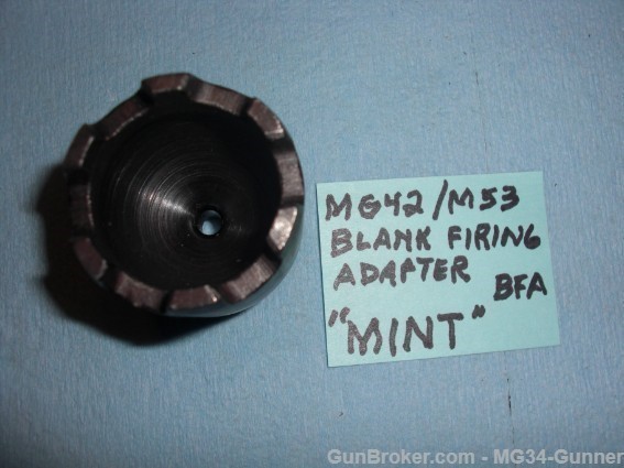 MG42 Blank Firing Adapter (BFA) Booster Cone -MINT-img-3