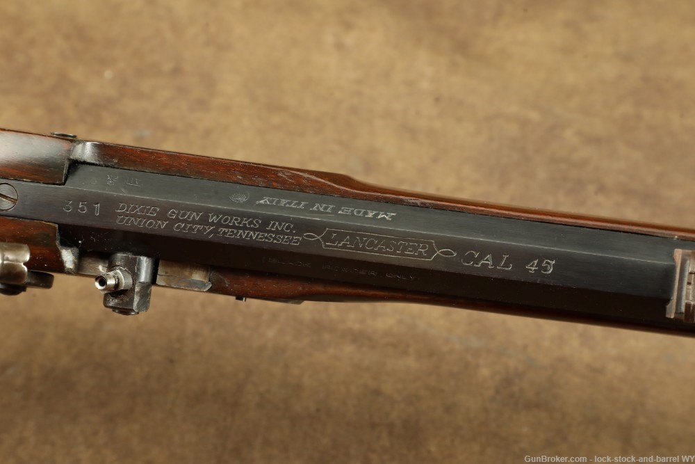 Dixie Gun Works, Lancaster .45cal, Percussion Rifle, -img-29