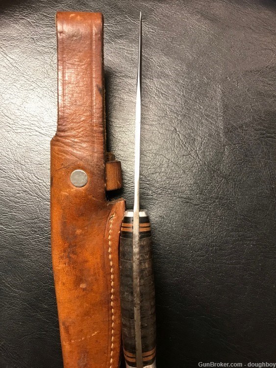 SPIEGEL Hunt Master knife (Western 48?) w/sheath-img-15