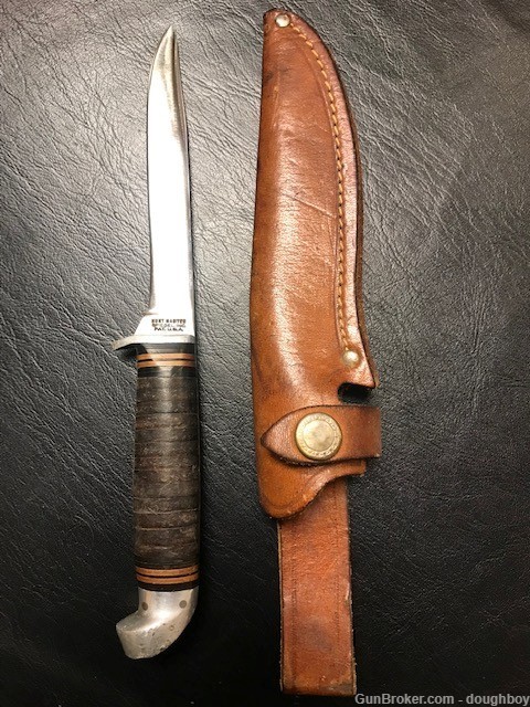 SPIEGEL Hunt Master knife (Western 48?) w/sheath-img-0