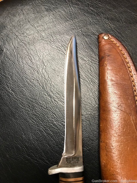 SPIEGEL Hunt Master knife (Western 48?) w/sheath-img-3