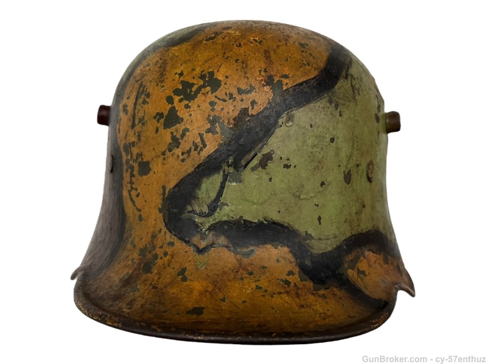 WW1 German M16 Helmet Camo Paint Liner Si66 gew luger g98-img-0