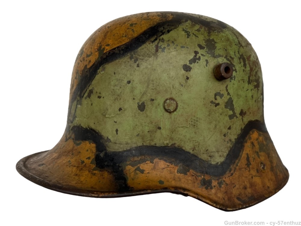 WW1 German M16 Helmet Camo Paint Liner Si66 gew luger g98-img-1