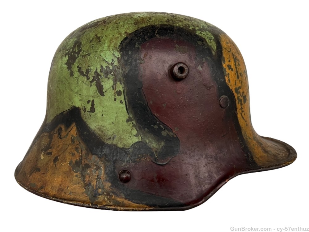 WW1 German M16 Helmet Camo Paint Liner Si66 gew luger g98-img-5