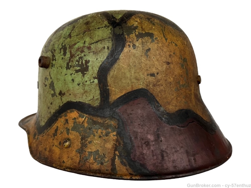 WW1 German M16 Helmet Camo Paint Liner Si66 gew luger g98-img-3
