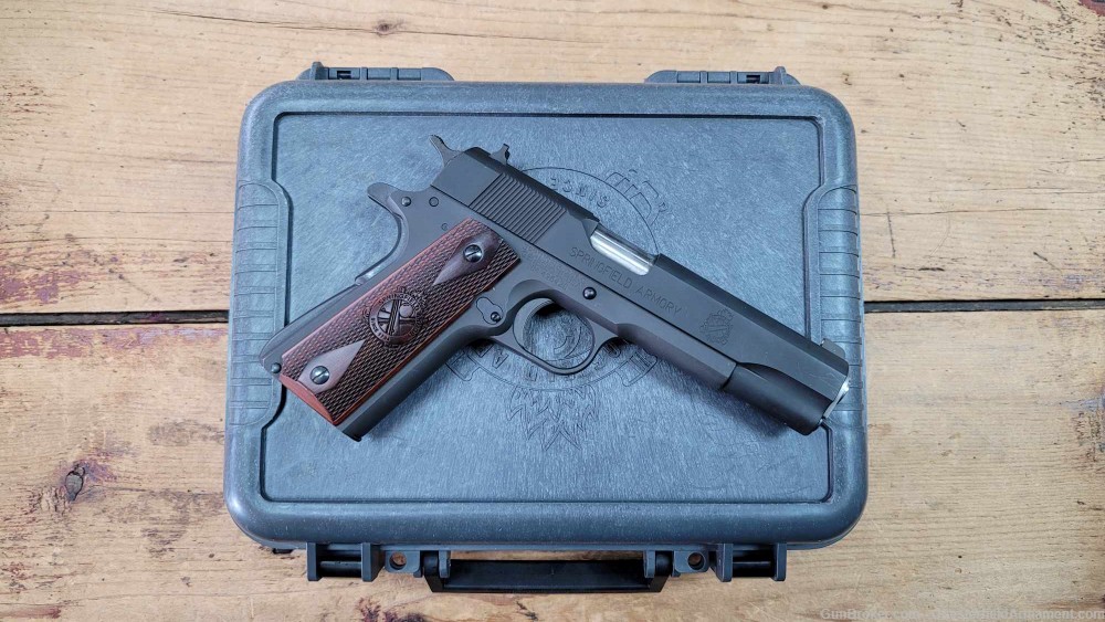 Springfield 1911-A1 pistol .45 caliber with box and 2 extra mags-img-0