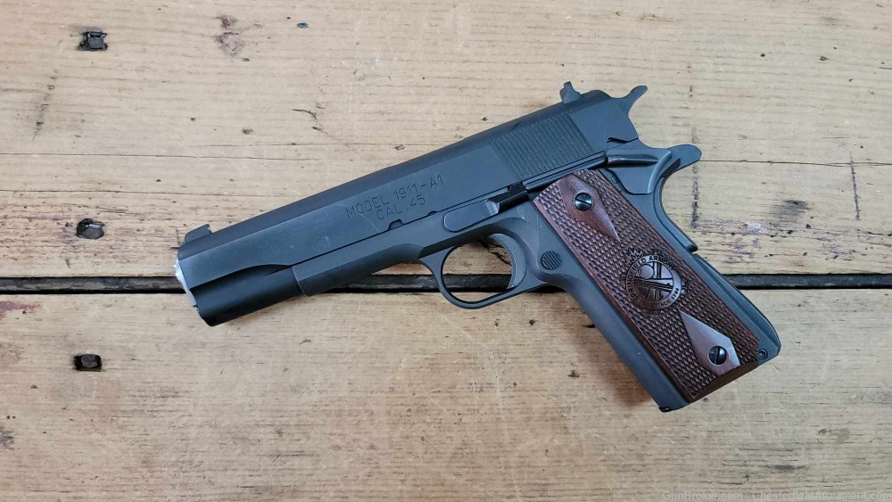 Springfield 1911-A1 pistol .45 caliber with box and 2 extra mags-img-11