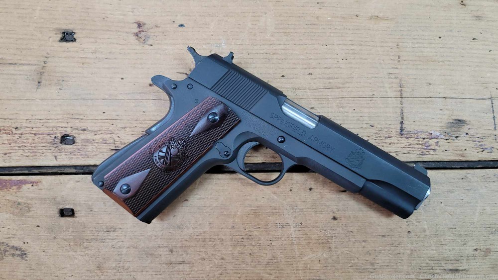 Springfield 1911-A1 pistol .45 caliber with box and 2 extra mags-img-3
